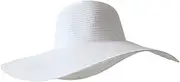 [SYBL] Womens Floppy Straw Hat Wide Brim Foldable Packable Braid Cap UV Protection Summer Gardening Hiking Beach Sun Hat