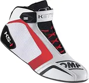 OMP Chaussures Ks-1 My2016 Men's Ks-1 Slippers My2016 White/Black/Red Size 40