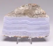 BLUE LACE AGATE SLICED, NAMIBIA S864