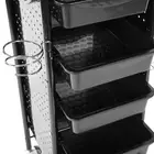 6 Tier Rolling Storage Rack Cart with Wheels for Hair and Beauty Salons