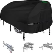 Che Yi Bao Log Splitter Cover- 1200D Thickened Oxford Cloth Made of Internal PVC Professional Waterproof Material, Suitable for All 15-37 tons Log splitters.