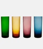 [La DoubleJ] La DoubleJ Misty Rainbow Mix set of 4 tumblers