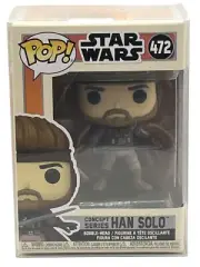 Star Wars Funko Pop Bobble-Head Han Solo With Free Eco Tek Protector Disney