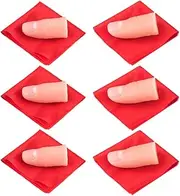 ANCIRS 6 Set Finger Magic Trick, Disappearing Silk Thumb Tip