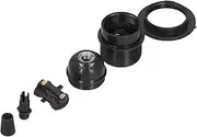 Threaded Lamp Socket, Hotel Decorative Light Accessories, Vintage Holder Black Screw, External Thread Retro E27 Bulb Holder DIY Pendant for Home Living