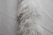6 ply ostrich feather boas pure white Free Shipping USA Seller