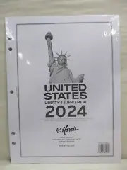 2024 Whitman H.E. Harris Liberty 1 Stamp Supplement for United States Stamps