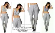 ZUMBA 2Piece Set! Aztec Harem Hip-Hop Pant & Wrap-Me-Up Reversible Bra Top S,M,L
