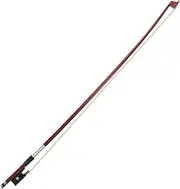 BESTonZON Practice Violin Bow Carbon Fiber Sandalwood Ebony Frog Smooth Screw Perfect for Beginners and Students