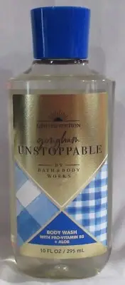 Limited Edition GINGHAM UNSTOPPABLE by Bath & Body Works Body Wash pro-vitamin
