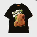 新款 CAPYBARA HY KOREA T 恤配 CAPYBARA TURTLE BACKPACK 1650 短袖純棉