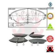 Front Axle Brake Pad Set, Disc Brake Suit AUDI A3 1.4 TSI A3 Sportback (8VA,