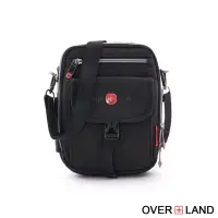 在飛比找momo購物網優惠-【OverLand】美式十字軍 - 輕量防潑水多層斜背腰包(