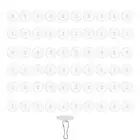 60pcs Sturdy Ceiling Hooks for No Damage Hanging in Homes, Offices, and Dorms