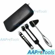 New School Starter Pack Kit Tuning Fork C 128, Reflex Hammer, Pen Light, W/Case