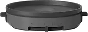 Portable BBQ Indoor Versatile Griddle, Hot Plate, Grill with Flat Plate, Grill for Healthy Food, Ridged Griddle, Easy Clean, Non Stick