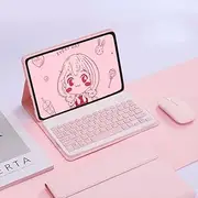 Jarttarn Keyboard Case Compatible with Lenovo Tab P11 Gen 2 11.5 inch Tablet 2023,Magnetic Cover with Keyboard & Bluetooth Mice (Pink)
