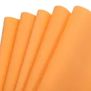 EVA Foam Sheets Orange 19.7 Inch x 17.7 Inch 0.8mm Thick Crafts Foam Sheets 5Pcs