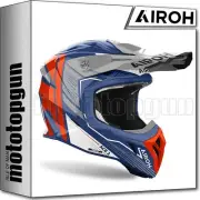 AIROH HELMET CROSS MOTORBIKE AV22E82 AVIATOR ACE 2 ENGINE CERULEAN GLOSS SZ. S