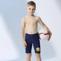 在飛比找momo購物網優惠-【Bich Loan】兒童七分泳褲附泳帽(13003102-