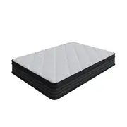 Luxo Iris 25cm Thick Firm Foam Pillow Top Pocket Spring Mattress Double