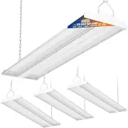 LED Linear High Bay Light 4-Pack, 5000K Daylight 300W 40500LM 0-10V Dimmable Adj