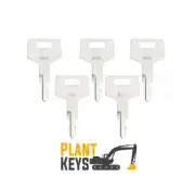 Takeuchi H806 (Set of 5) Excavator Keys New Holland Gehl CTL Track Loader Mini