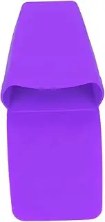 Professional Silicone Heat Resistant Mat Pouch for Hair Straightener, Portable Travel Mat and Cover for Curling Iron, Flat Iron, Silicone Mat Pouches for Hot Hair Styling Tools (Purple)