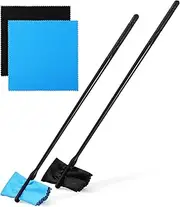 ERINGOGO Flute Cleaning Kit, 2 PCS Cleaning Rod + 4 PCS Polishing Cloth, Flute Cleaning Sticks and Flute Cleaning Swabs, Flute Cleaner Care Maintenance Set