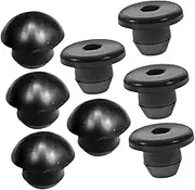 8pcs Jack Plug Replacement Horizontal Plugs Bottle Hydraulic Lift Seal Automotive Filler Plug Jack Gas Can Caps Floor Jack Parts Jack Oil Reservoir Floor Jack Repair Rubber Black