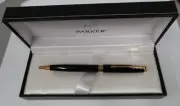 Parker Sonnet Black & Gold Trim Ballpoint Pen #1931497 New In Box