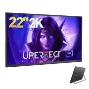 22" 2K Portable Monitor IPS USB-C HDMI Large Work Home Gaming Second Monitor