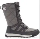 Sorel Women's 8.5 Quarry Dark Grey Gray Whitney II Tall Lace Cold Weather Boots