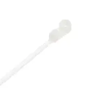 Mount Head Cable Zip Ties 8 Inch Screw Hole Nylon Wire Strap White 80pcs