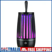 # Bug Zapper Trap Lamp USB Rechargeable Indoor Electric Bug Zapper (Black)