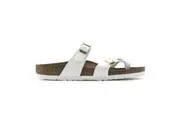 Birkenstock Mayari Birko-Flor Patent Sandals - Regular - White