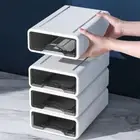 Drawer Type Storage Box Plastic Jewelry Container Office