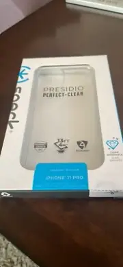 Speck Presidio Perfect-Clear iPhone 11 Pro Case Transparent New
