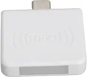 Card Reader, Contactless Radio Frequency Identification 13.56Mhz Smart Card Reader 5V 100mA Fast Fetching Speed with Buzzer for Mobile Phone (White)
