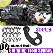 30PCS Universal Hooks For Cargo Net Trailer Net Camping Tent Bungee Cord Luggage