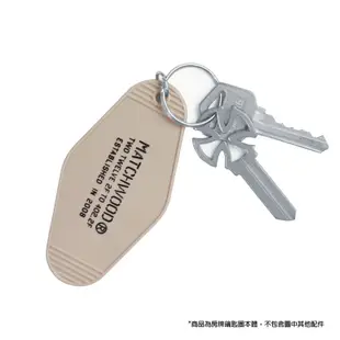 Matchwood Key Tag 美式房牌鑰匙圈 奶茶色黑字款 官方賣場