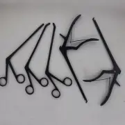 Ferris-Smith Kerrison Punches_ Rongeur Forceps Set Black Orthopedics 5 Pieces A+