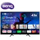 BenQ 43型4K 追劇護眼Google TV 大型液晶 E43-735