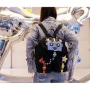 【零壹零精品屋】Prada 1BZ811 Backpack 大型機器人後背包 黑