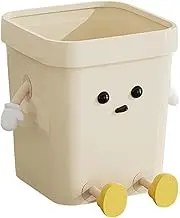 Fonowx Creative Trash Can Cute Garbage Bin Dustbin Wastebasket for Living Room Study Kitchen, Large Sitting