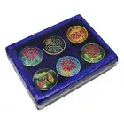 Chakra Natural Solid Perfume Oil 6 Bottle Long Lasting Fragrance 4g Each