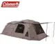 【露營趣】Coleman CM-07040 TOUGH 2-ROOM DX灰咖啡 一房一廳帳 帳篷 帳棚 家庭帳 客廳帳 別墅帳 露營帳篷