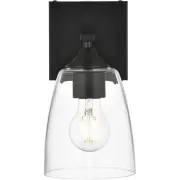 Living District LD7309W5BLK Harris 1 Light 5 inch Black Bath Sconce Wall Light
