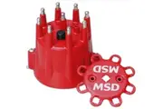 MSD Distributor Cap Replacement Cap to Suit most MSD Billet Distributors Red