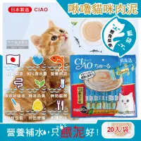 在飛比找博客來優惠-(2袋40入超值組)日本CIAO-啾嚕貓咪營養肉泥幫助消化寵